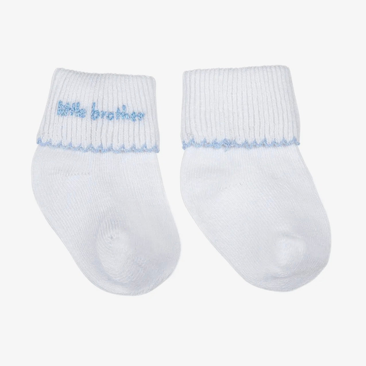 Little Brother Embroidered Socks