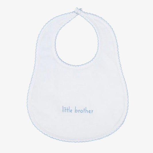 Little Brother Embroidered Bib