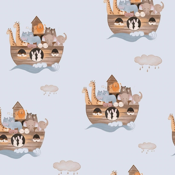 Muslin Swaddle Blanket - Noah's Ark