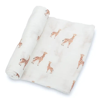 Muslin Swaddle Blanket - Stand Tall
