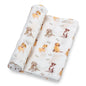 Muslin Swaddle Blanket - Woof Woof